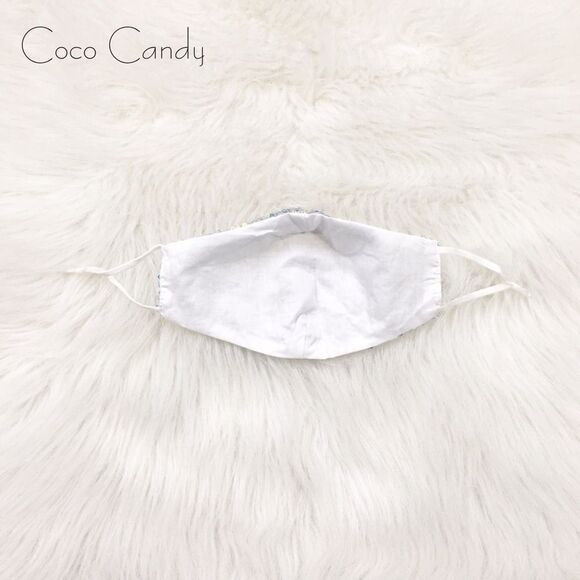 🆕Luxury Purple Sequin Face Mask - Picture 9 of 10